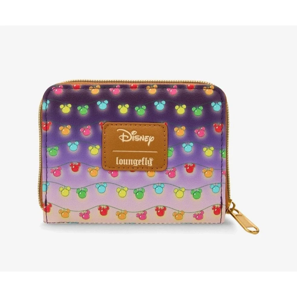 NEW Loungefly Disney Mickey Mouse & Minnie Mouse Holiday House Christmas Wallet!